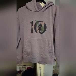 tentree Purple Hoodie with Graphic Design